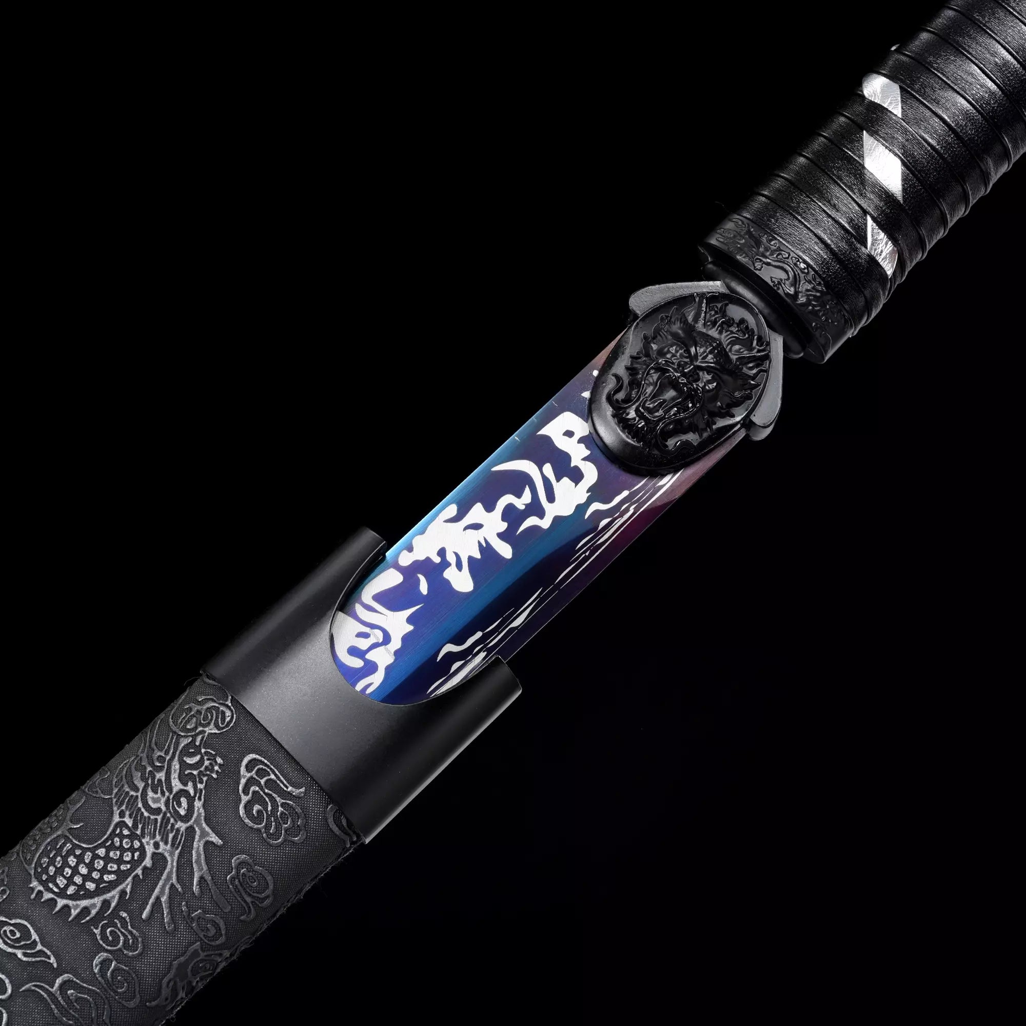 BLUE LEO KATANA SAMURAI SWORD SET