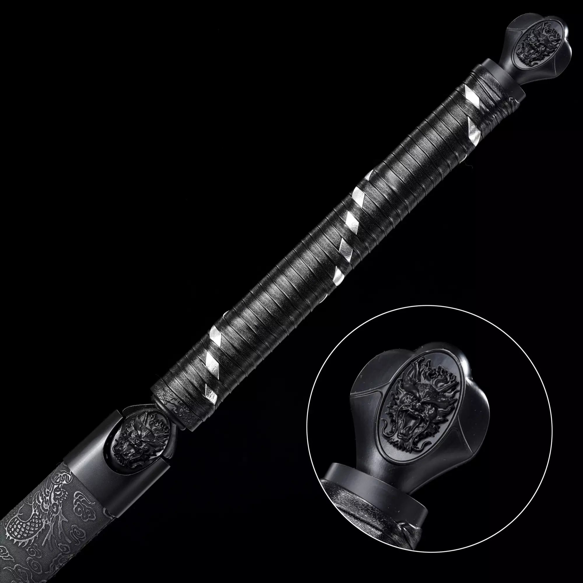 BLUE LEO KATANA SAMURAI SWORD SET