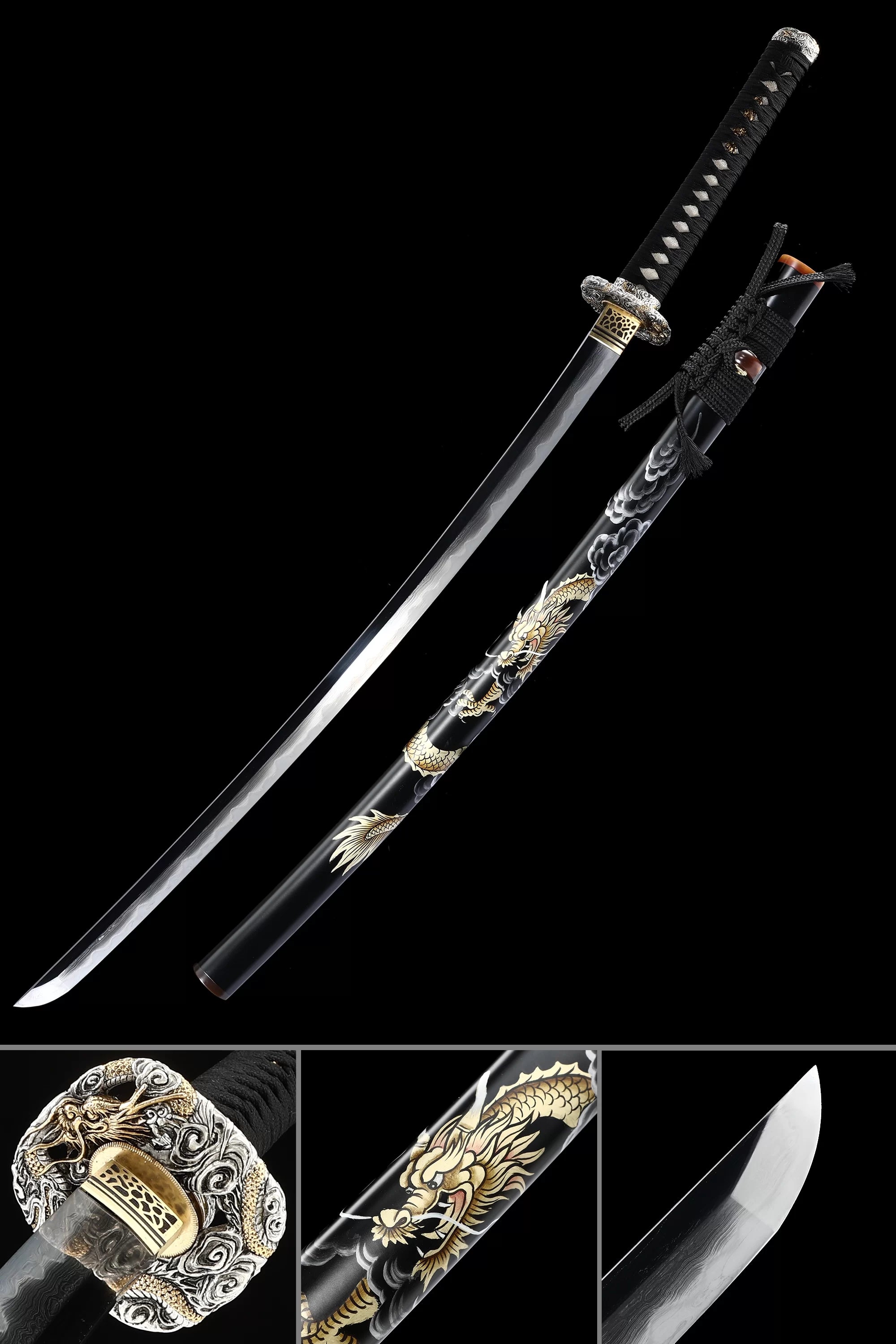 DRAGON SAYA SAMURAI SWORD SET