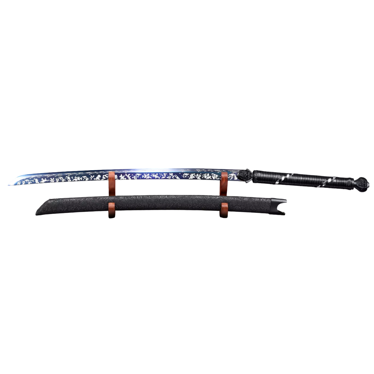 BLUE LEO KATANA SAMURAI SWORD SET