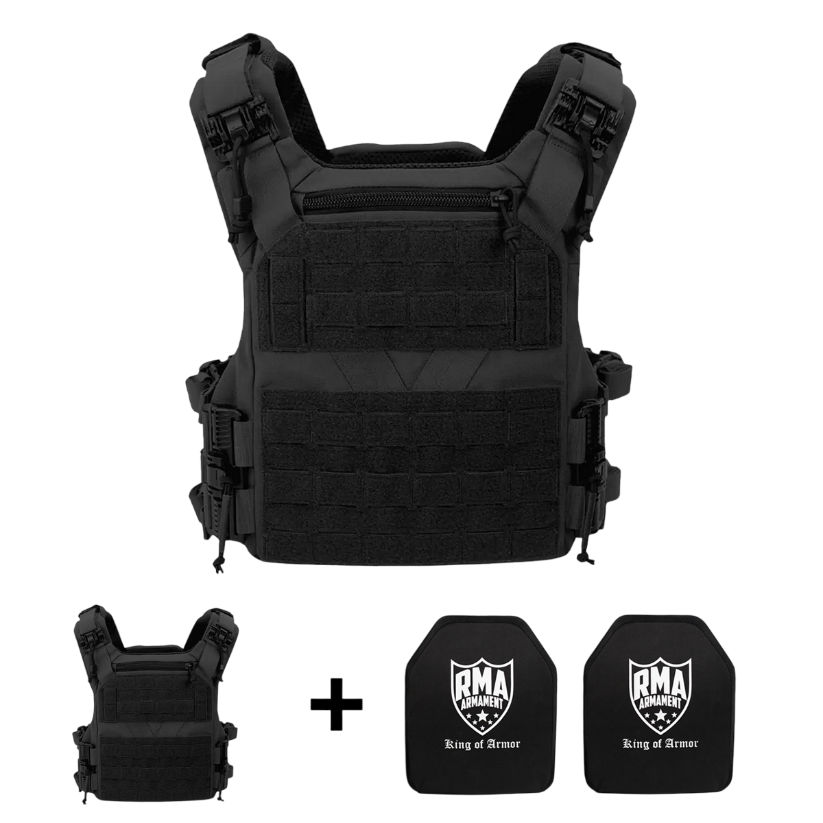 MILITARY GRADE BULLETPROOF LEVEL III+ VEST + GEAR