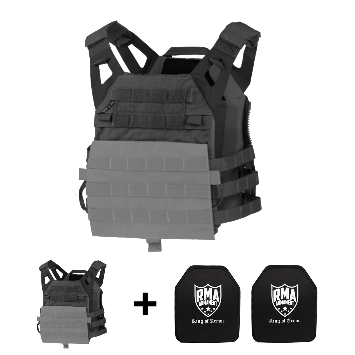 MILITARY GRADE BULLETPROOF LEVEL III+ VEST + GEAR