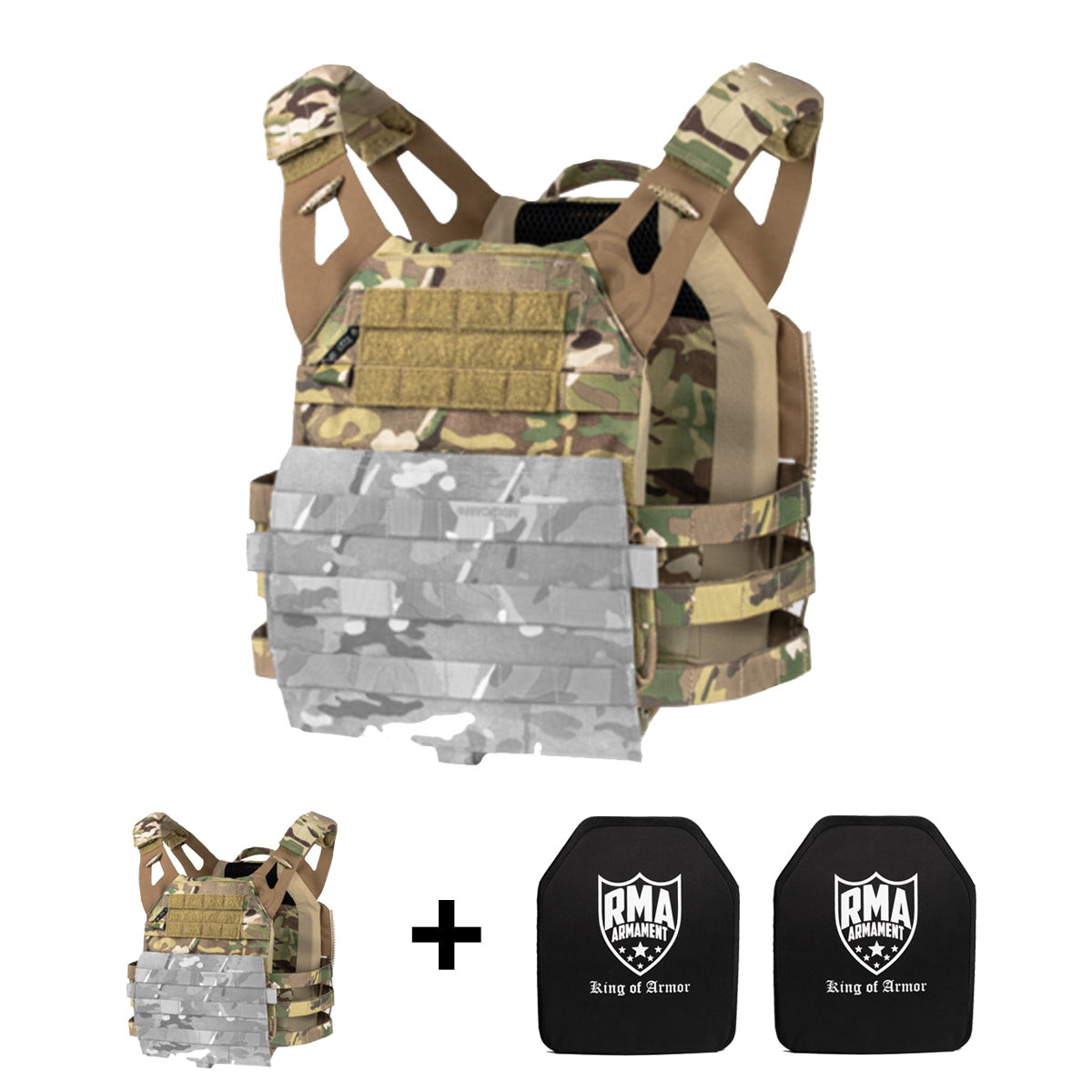 MILITARY GRADE BULLETPROOF LEVEL III+ VEST + GEAR