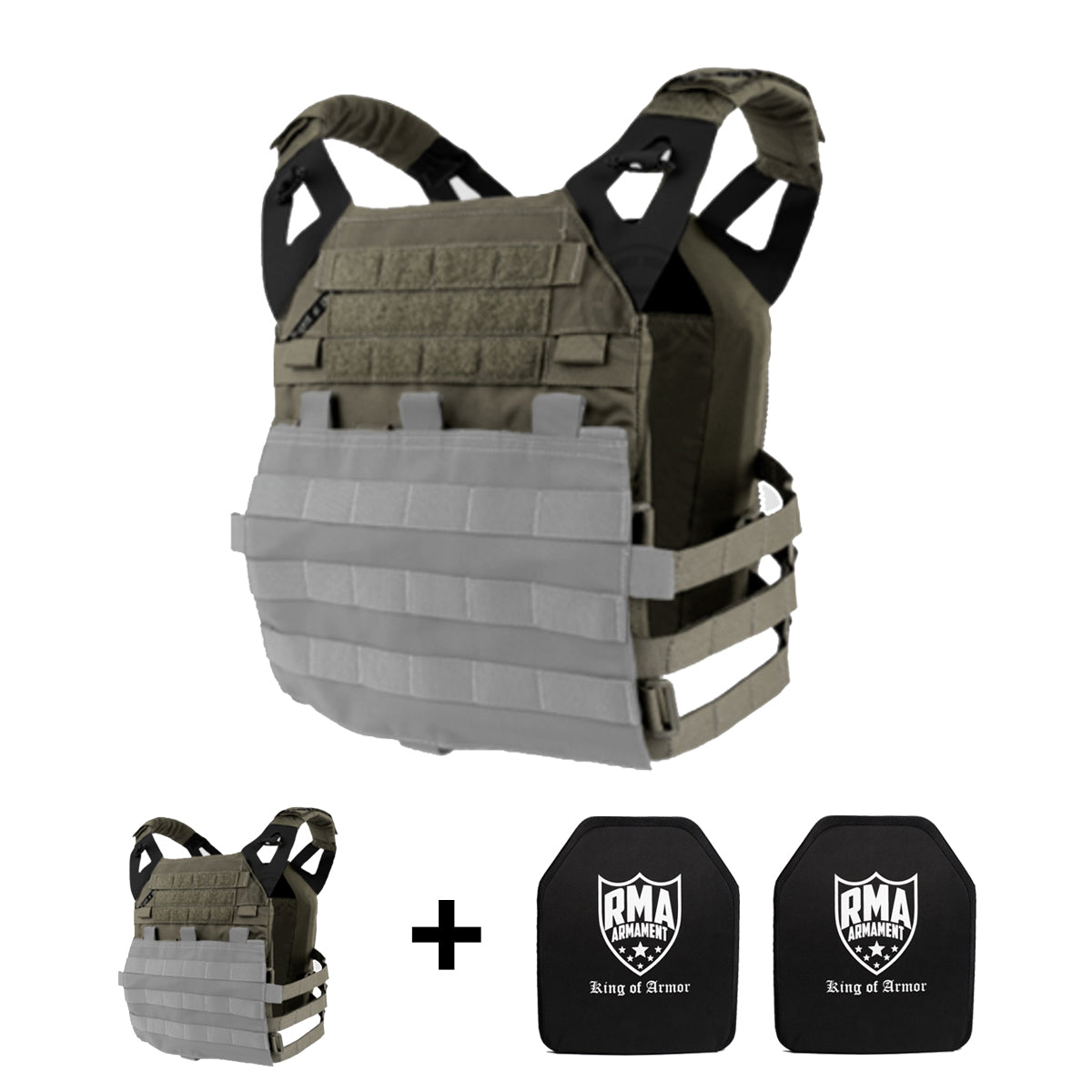 MILITARY GRADE BULLETPROOF LEVEL III+ VEST + GEAR